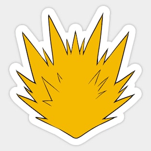 Electric fox tail Sticker